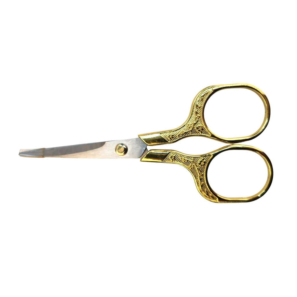 Gold Silver Embroidery Scissors, 5 Inch Stainless Steel Thread Snips