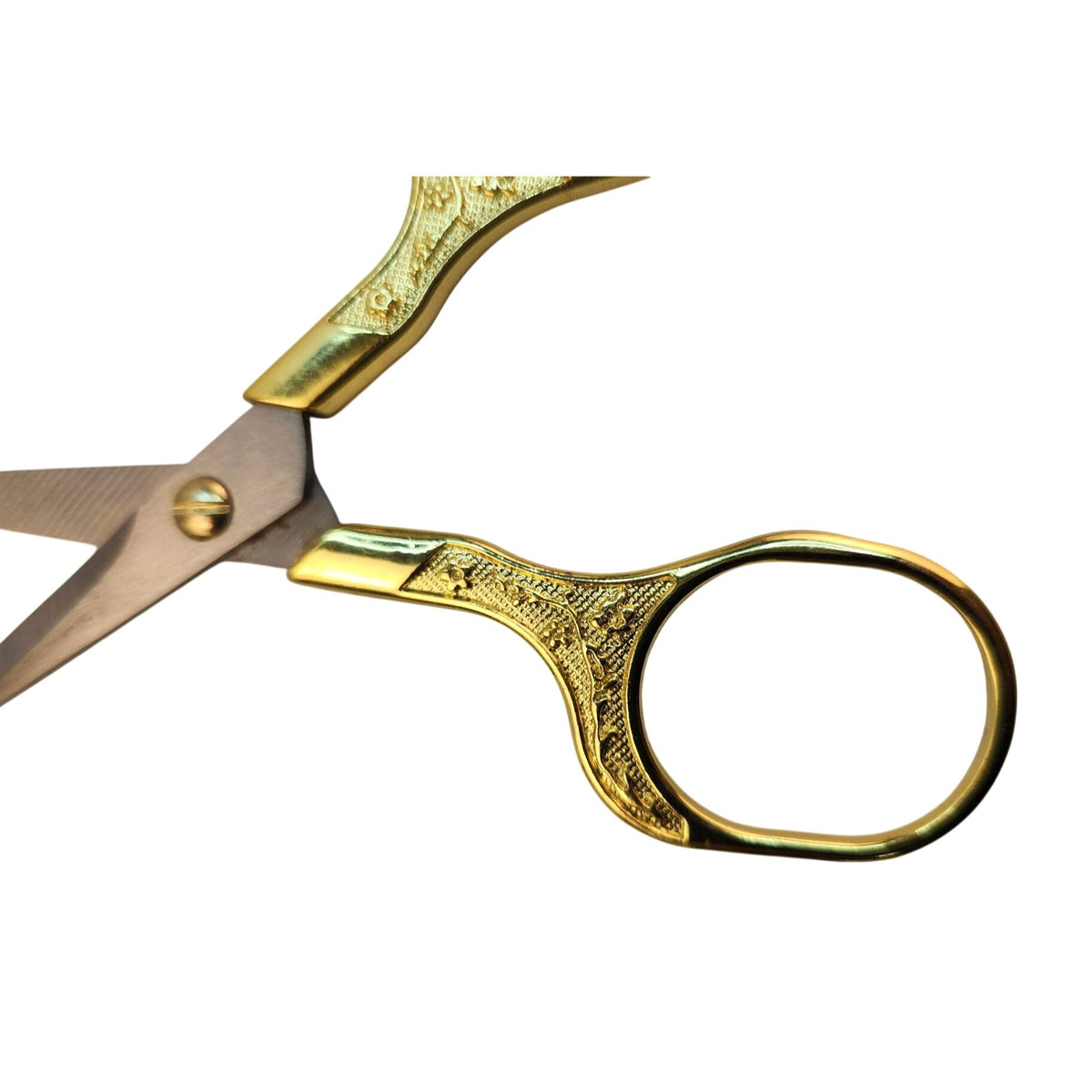 Gold Silver Embroidery Scissors, 5 Inch Stainless Steel Thread Snips