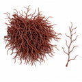 22 Faux Willow Twig Picks 6 Inch Brown Plastic Branches Wreath Centerpiece Accents