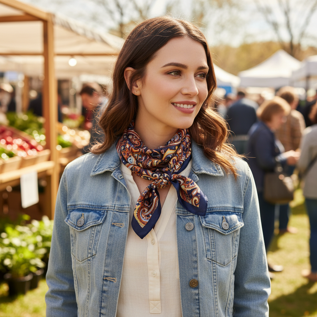 Farmers market scarf style image