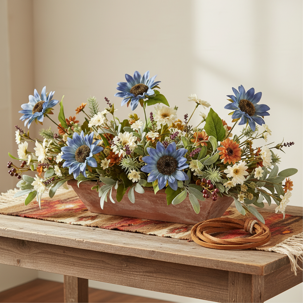 Full western table arrangement