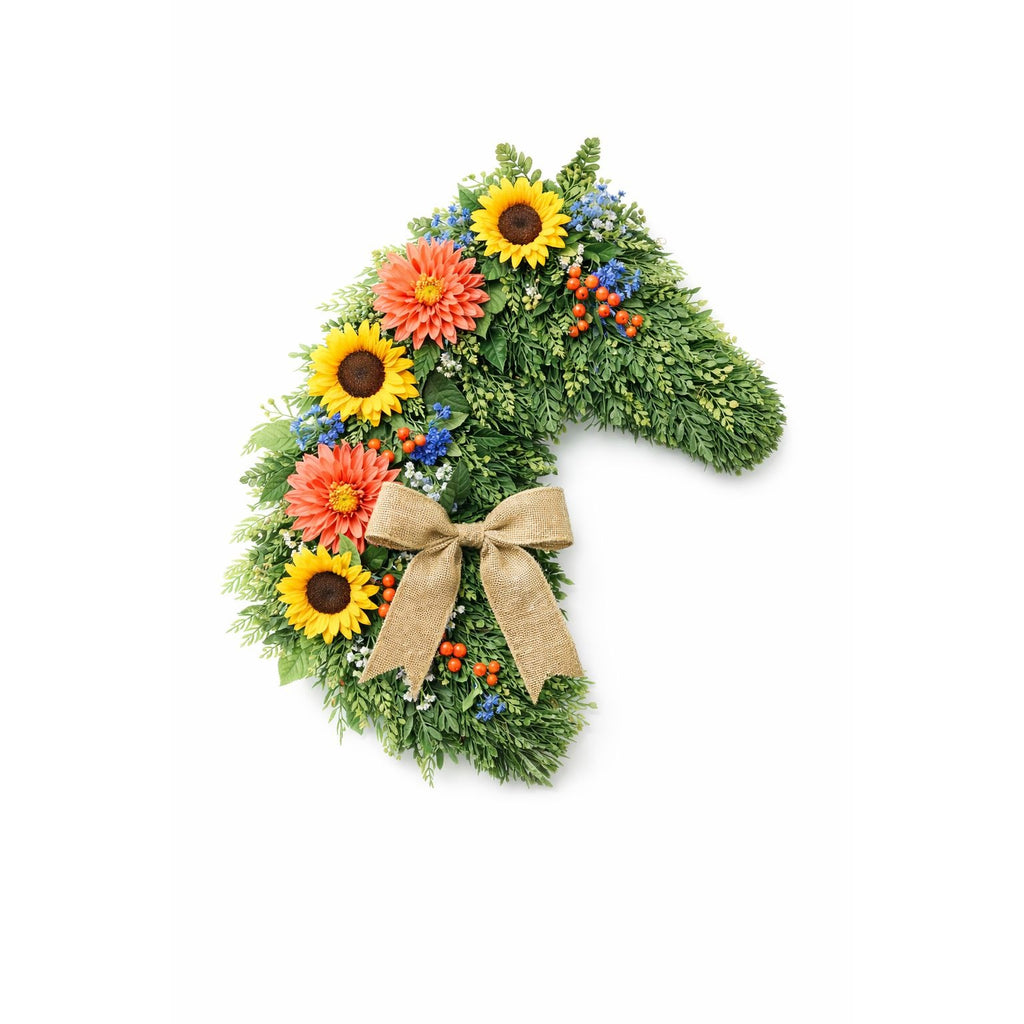Horse Wreath Frame Set of 2 Mini Pony Wire Form Western Decor DIY Wreath Base Farmhouse Country Front Door Decor