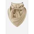 Tan Wild Rag Scarf 23x23" Satin Western Accessory Cowgirl or Cowboy