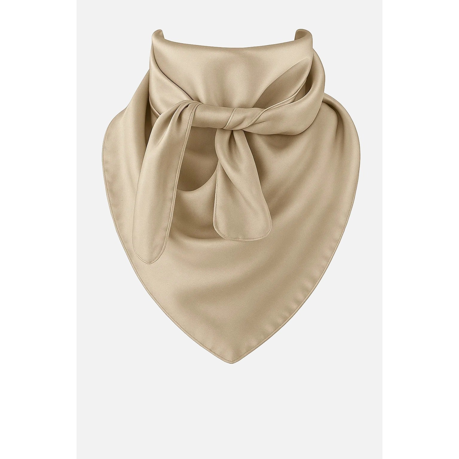 Tan Wild Rag Large Scarf 23x23" Western Accessory Cowgirl or Cowboy