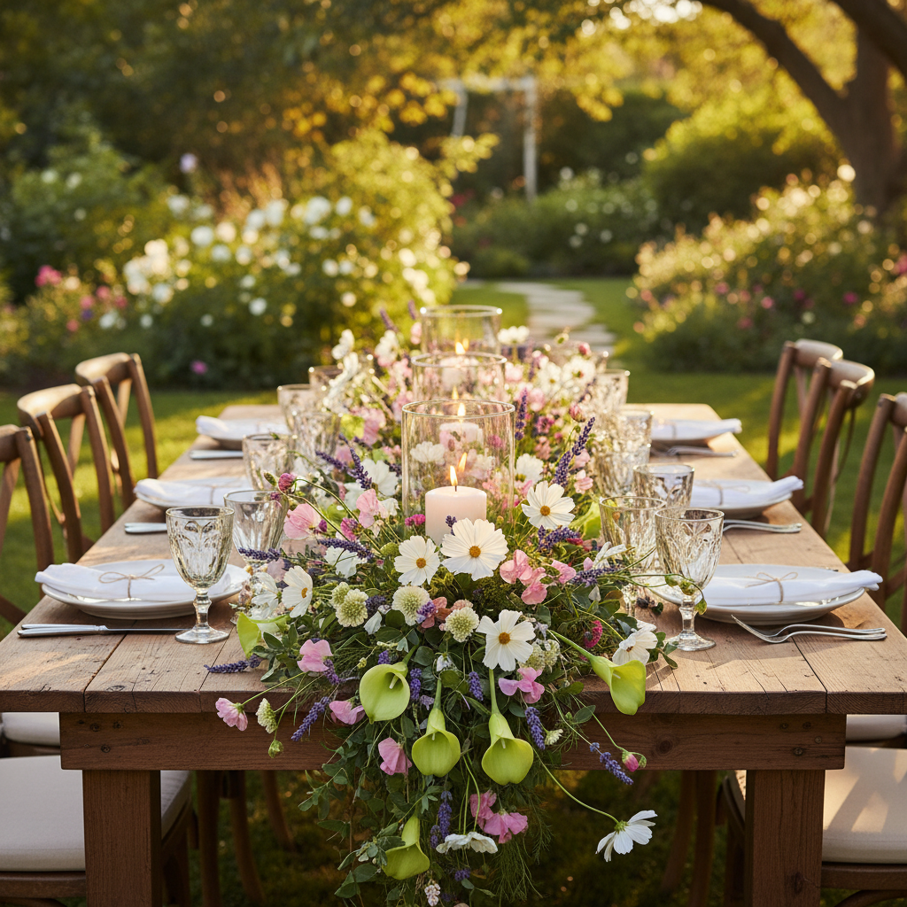 Garden Party Table Runner