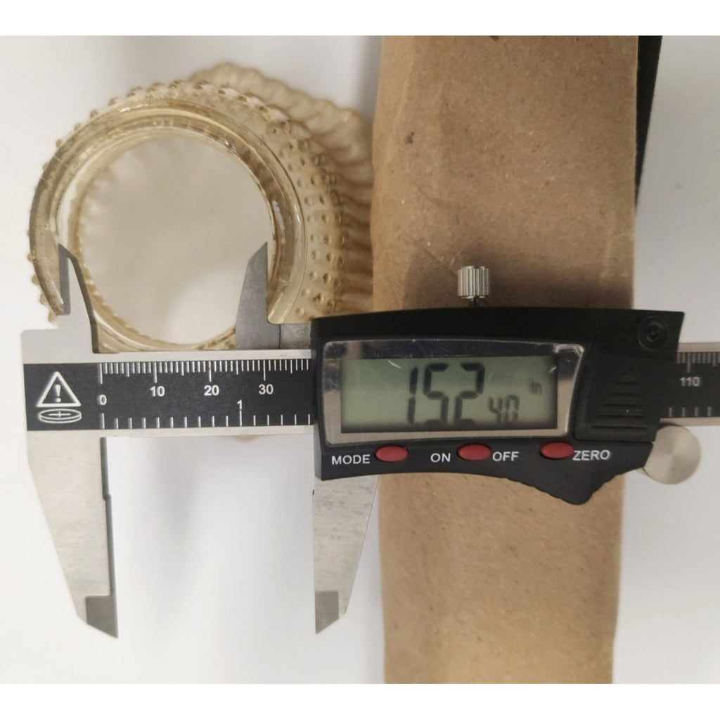 Vintage Iridescent Beaded Ribbed Glass Lamp Shade Sconce Chandelier 4.5 Inch