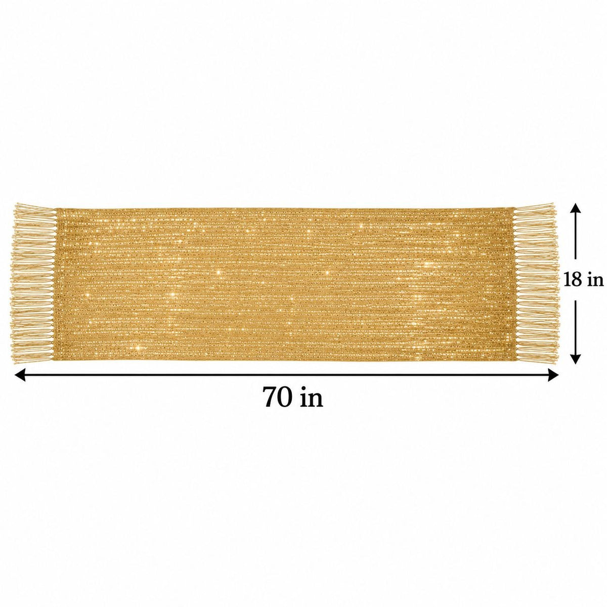 Metallic Gold Shawl Wrap 70in Fringe Evening Formal Wedding Party Stole
