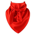 Red Wild Rag Scarf 23x23" Satin Western Accessory Cowgirl or Cowboy