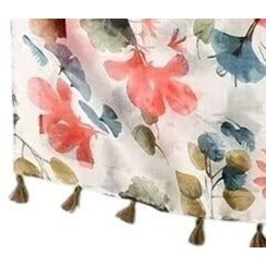 Ginkgo Leaf Scarf Lightweight Summer Shawl Wrap Womens Tassel
