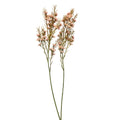 Artificial Blush Pink Dogwood Stems 2 Pcs Two Tone Wax Flower Faux Floral Wedding Decor 24 Inch