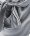Silver Gray Wild Rag Scarf 35x35 Satin Western Cowgirl Cowboy Bandana