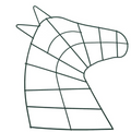 Horse Head Wreath Frame