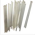 Glass Stir Sticks Set Of 24 - 8" Long Durable Clear Glass Elegant Design