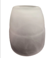 Frosted Glass Lamp Shade Bulb Cover Smoky Lavender Ceiling Fan Light Shade
