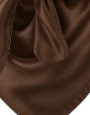 Dark Brown Wild Rag Scarf 23x23" Satin Western Accessory Cowgirl or Cowboy