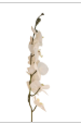 Artificial Phalaenopsis Orchid Stem | White Tropical Flower | Faux Orchid Decor