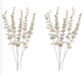 White Eucalyptus Stems Set of 10 Faux Eucalyptus Branches White Greenery Wedding Decor Wreath Supply Floral Arrangement Vase Fillers