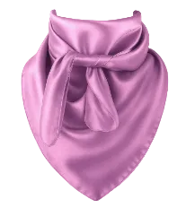 Lavender Wild Rag Scarf 35x35 Satin Western Cowgirl Cowboy Bandana