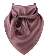 Light Plum Purple Wild Rag Scarf 35x35 Satin Western Cowgirl Bandana