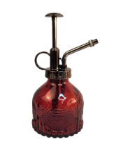 Red Glass Plant Mister Spray Bottle Pump Orchid Bonsai Air Plant 6oz