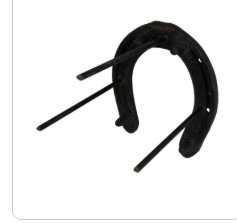 Rustic Horseshoe Hat Holder Wall Mount Western Cowboy Hat Hook