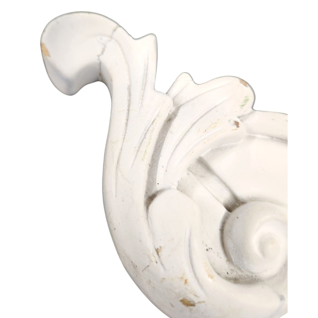 Ornate Decorative Overdoor Pediments Set Of 2 Resin Embellishments Floral Accents
