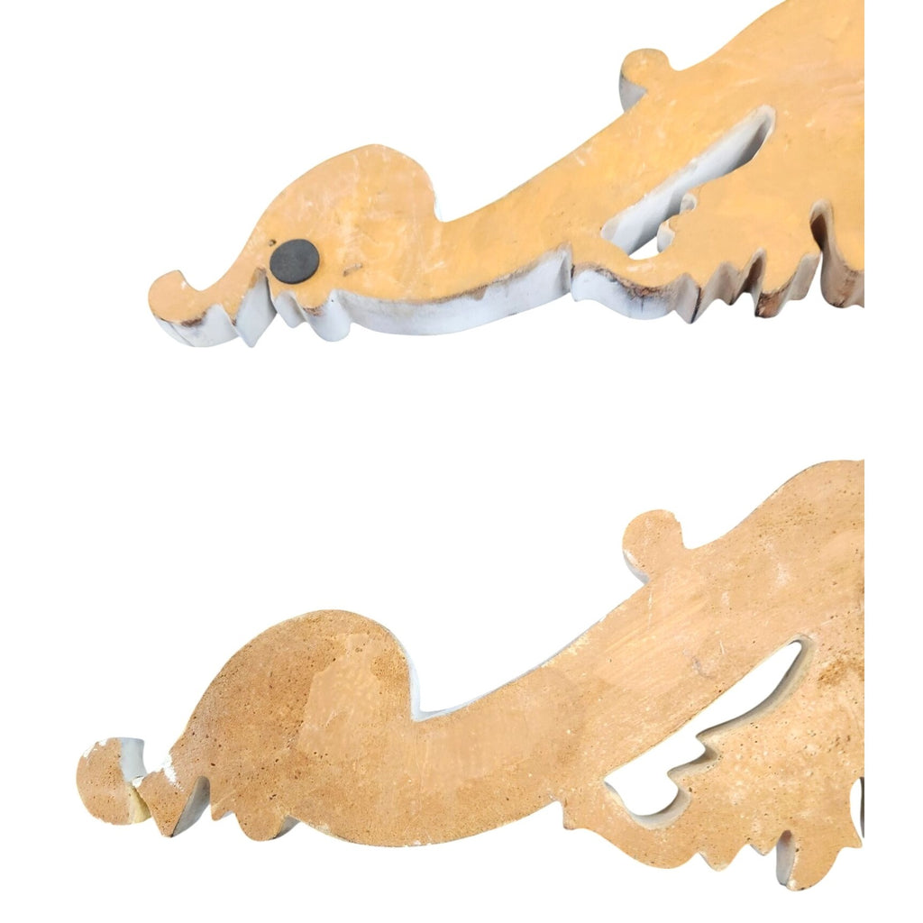 Ornate Decorative Overdoor Pediments Set Of 2 Resin Embellishments Floral Accents
