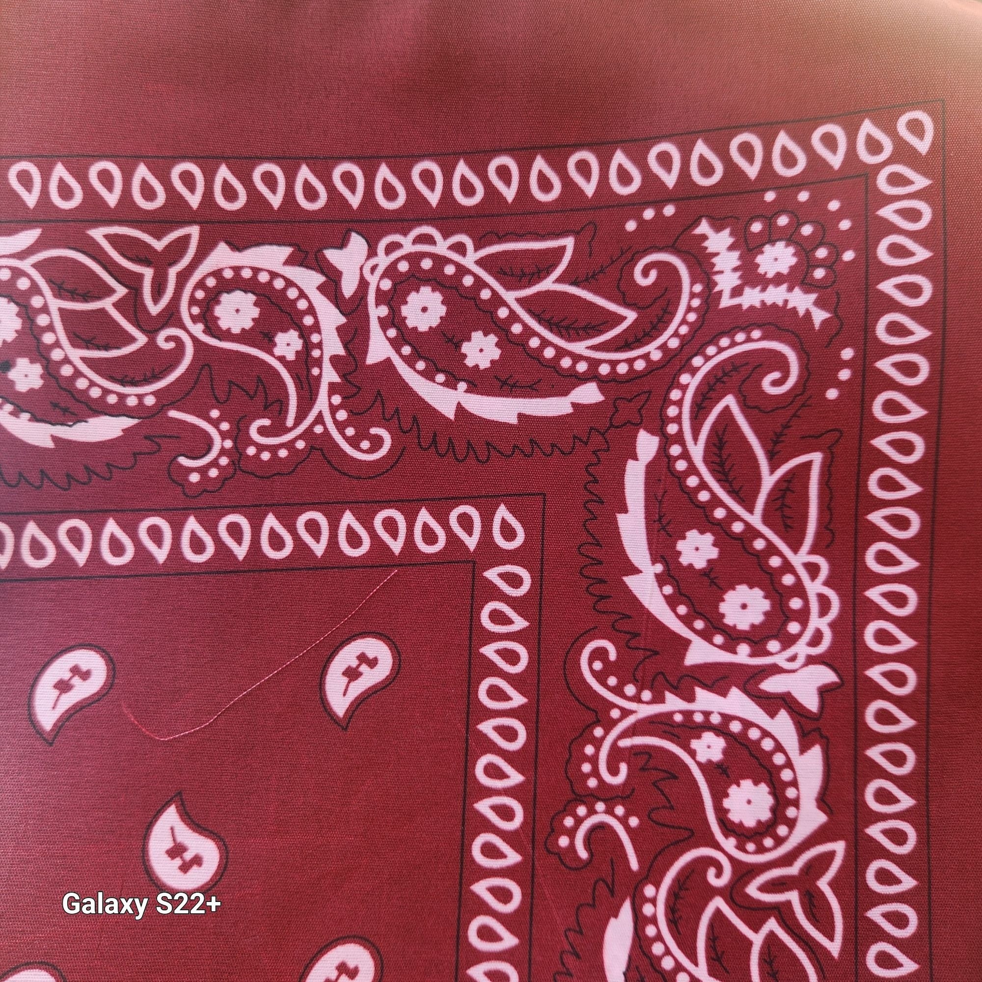 Burgundy Hot Pink Colorful Bandanas 21x21 Inch Square Western Style Scarves Set of 3