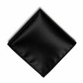 Black Satin Pocket Square 9x9 Mens Handkerchief Wedding Suit Formal Prom Unisex