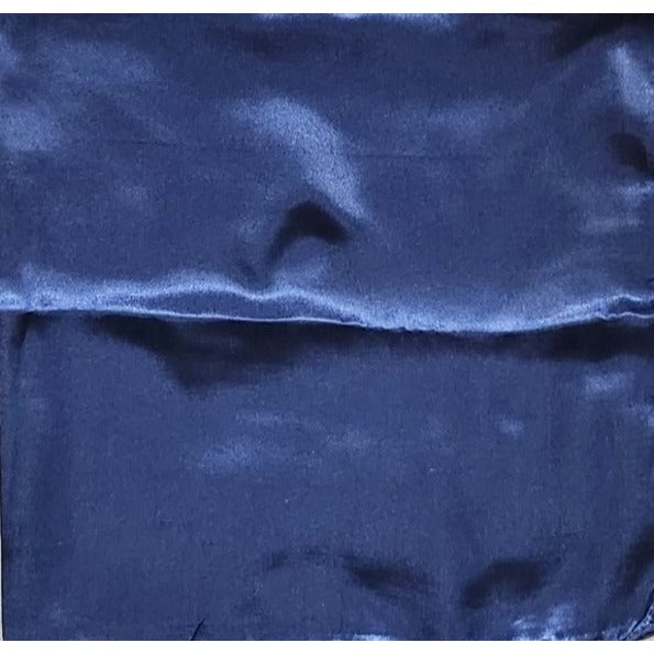 Navy Blue Wild Rag Scarf 23x23" Satin Western Accessory Cowgirl or Cowboy