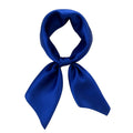 Blue Satin Scarf 19x19" Bandana Neckerchief Pocket Square Western Cowgirl