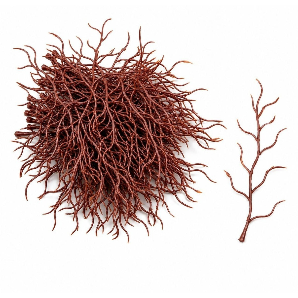 28 Faux Willow Twig Picks 6 Inch Brown Plastic Branches Wreath Centerpiece Accents