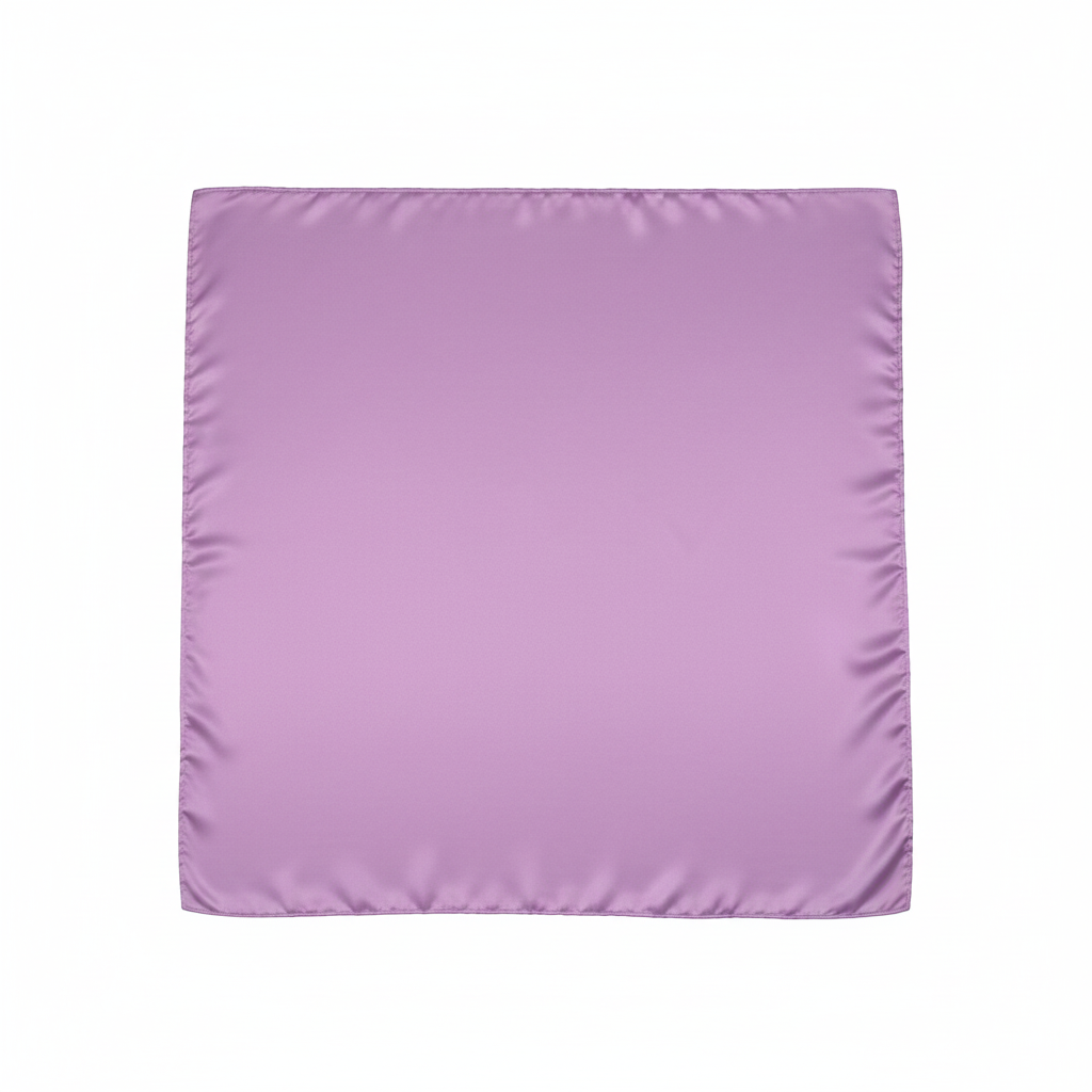Lavender wild rag scarf pure white background