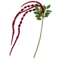 Burgundy Plum Artificial Hanging Amaranthus, 1 Faux Stem, 27 Inch Cascade