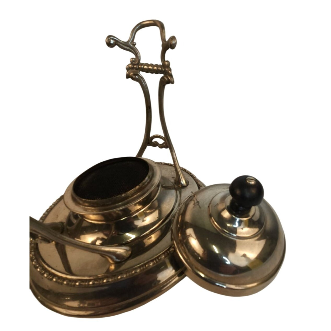 Vintage Silver Plated Tea Warmer Stand | Classic Burner Plate Design