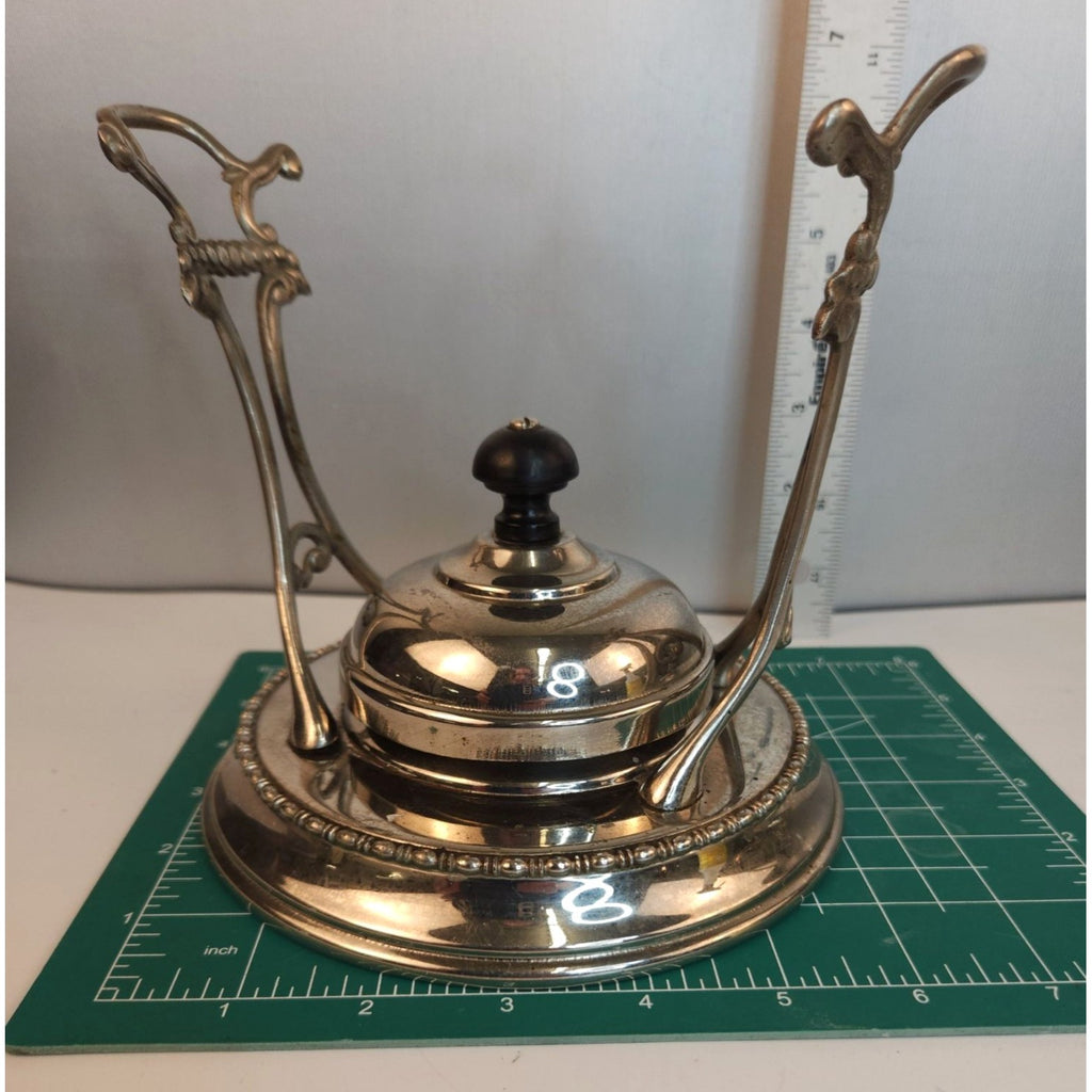Vintage Silver Plated Tea Warmer Stand | Classic Burner Plate Design