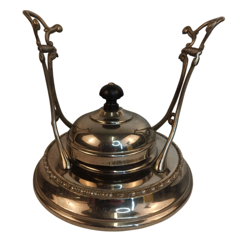 Vintage Silver Plated Tea Warmer Stand | Classic Burner Plate Design
