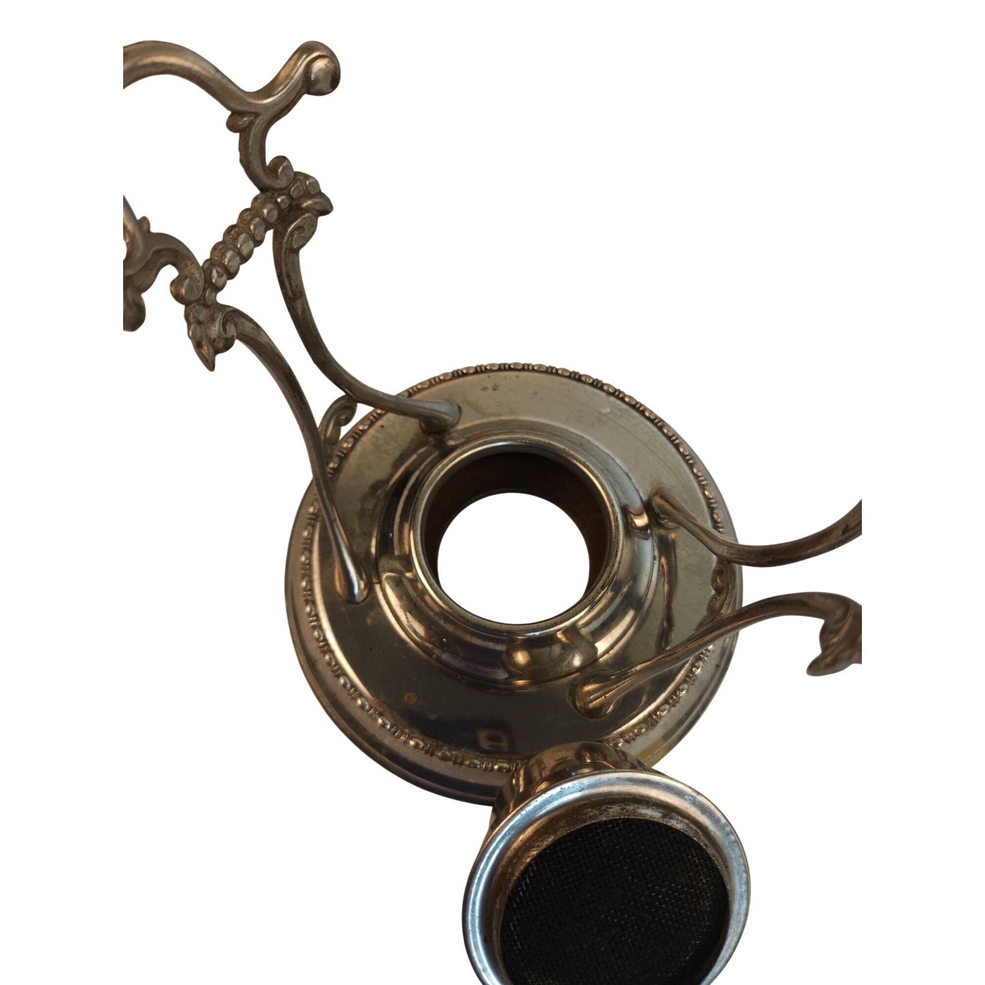 Vintage Silver Plated Tea Warmer Stand | Classic Burner Plate Design
