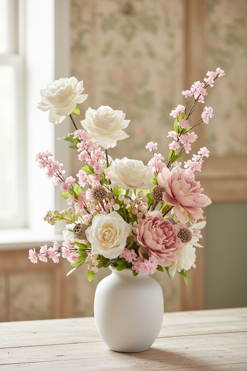 Lifestyle Image 1 – Styled Vase Arrangement