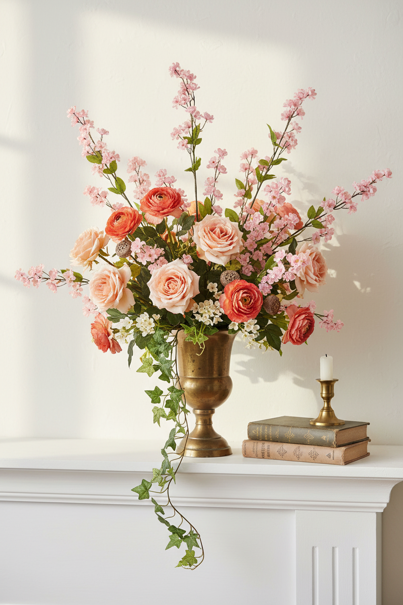Lifestyle Image 6 – Mantel Vignette