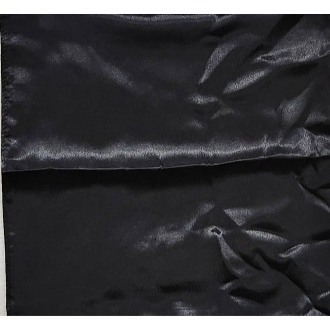Black Wild Rag Scarf 23x23" Satin Western Accessory Cowgirl or Cowboy