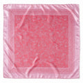 Pink Floral Paisley Wild Rag Scarf 35x35 Satin Western Cowgirl Bandana