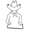 Cowboy Western Bath Towel Holder Rustic Farmhouse Decor Iron Wall Mounted