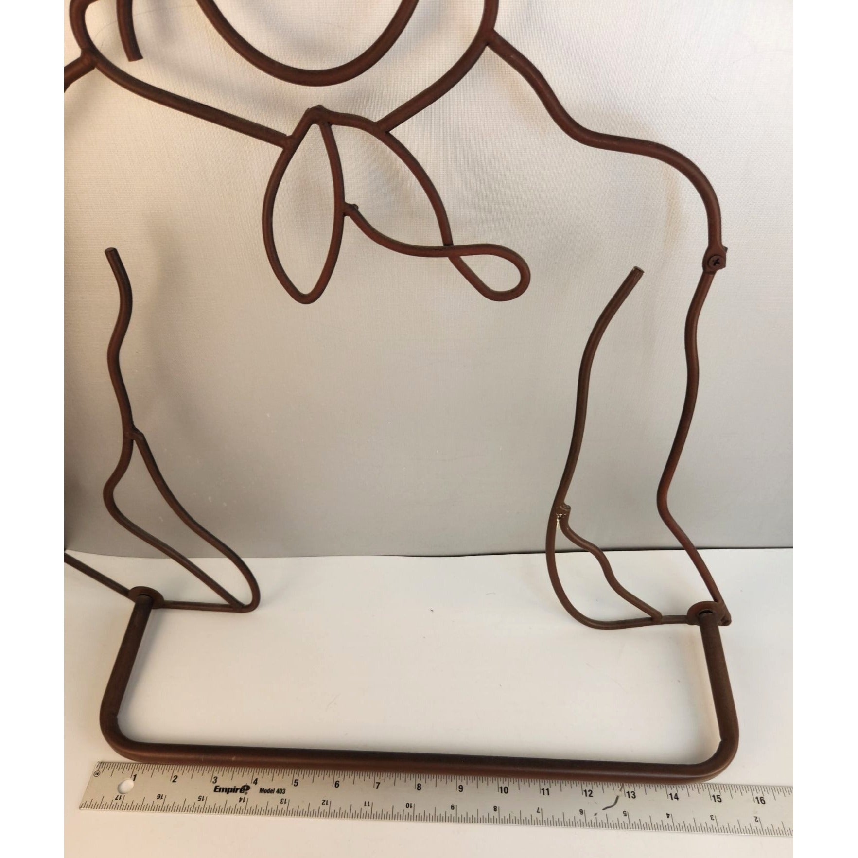 Cowboy Western Bath Towel Holder Rustic Farmhouse Decor Iron Wall Mounted