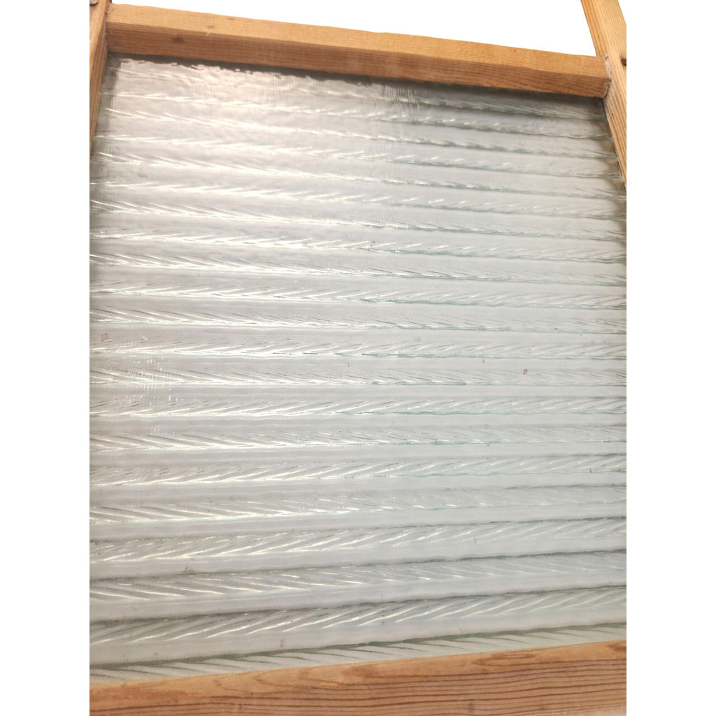 Vintage Maid of Honor Wooden Washboard Embossed Glass Surface 1940s WWII Era
