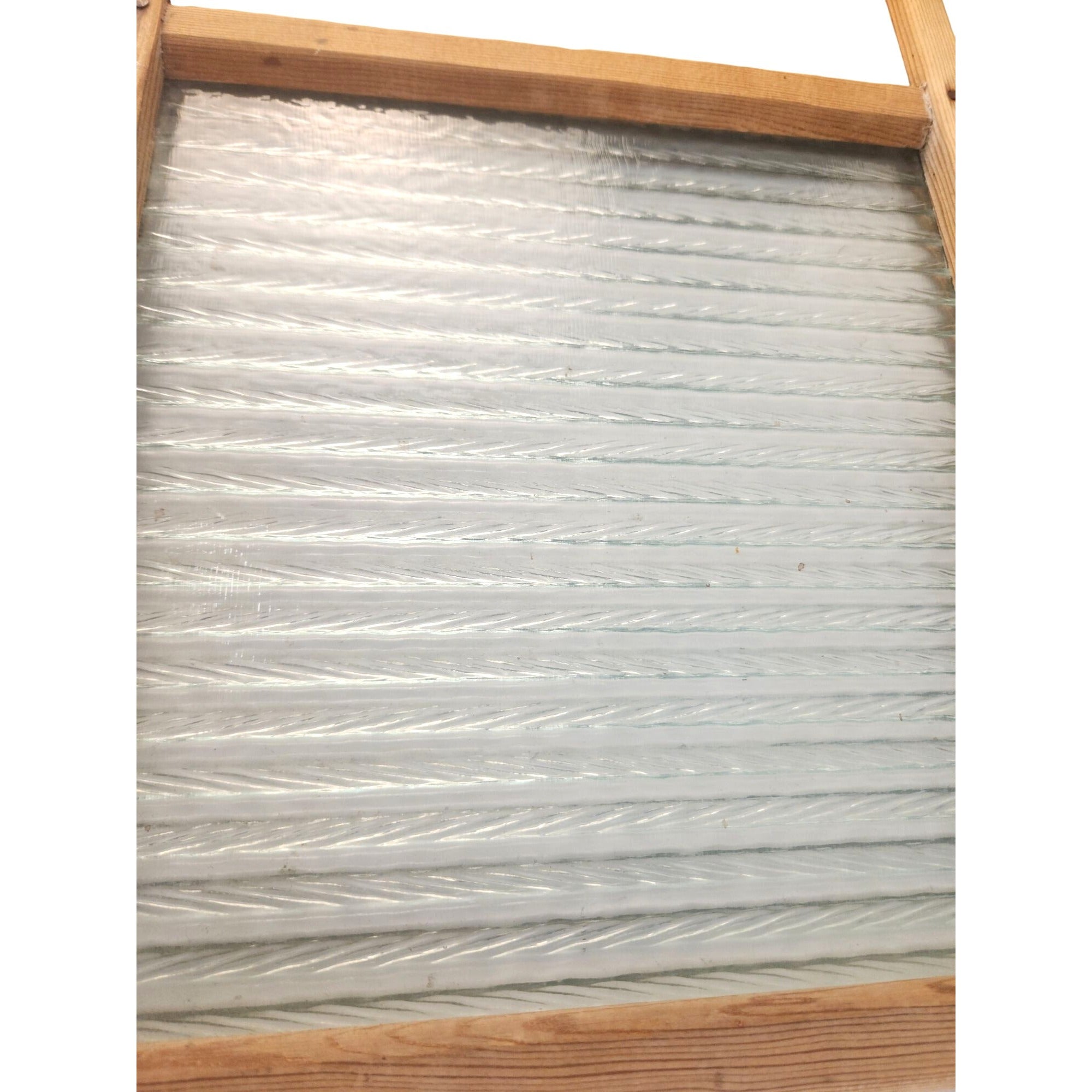Vintage Maid of Honor Wooden Washboard Embossed Glass Surface 1940s WWII Era