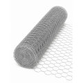 Galvanized Chicken Wire with 50 Zip Ties, 13.7 x 39.3 In Garden Craft Mesh