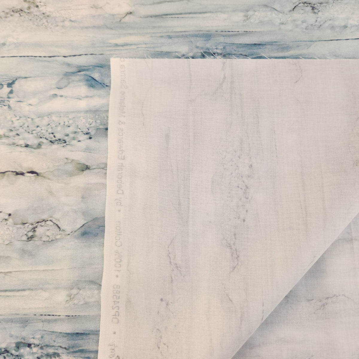 Northcott Soar DP24588 Blue Watercolor Cotton Quilting Fabric, 1⅛ Yds x 44 In