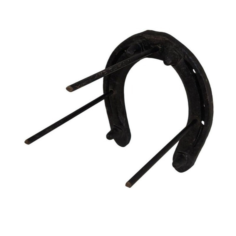 Rustic Horseshoe Hat Holder Wall Mount Western Cowboy Hat Hook