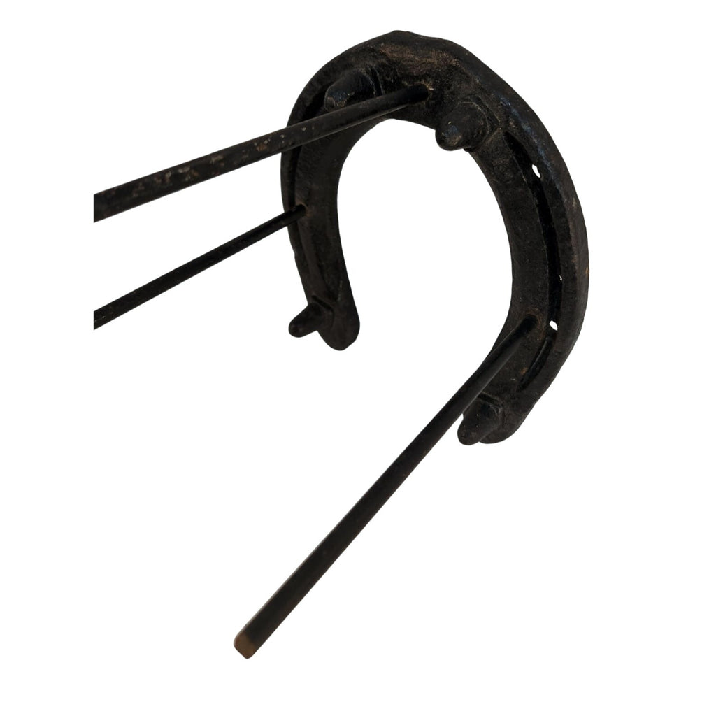 Rustic Horseshoe Hat Holder Wall Mount Western Cowboy Hat Hook
